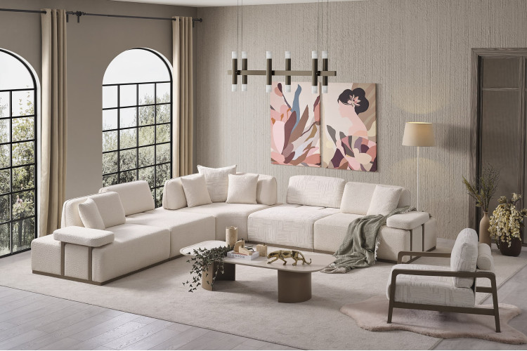 Carina Corner Sofa Set (325x325) - Enka Home - Enkahome -  Online Furniture Store Inegol Furniture