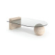 Celenta Travertine Coffee Table - Enka Home - Enkahome -  Online Furniture Store Inegol Furniture