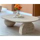 Glorita Travertine Coffee Table - Enka Home - Enkahome - Online Furniture Store Inegol Furniture Glorita Travertine Coffee Table - Enka Home - Enkahome - Online Furniture Store Inegol Furniture