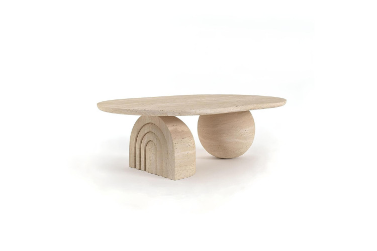 Glorita Travertine Coffee Table - Enka Home - Enkahome - Online Furniture Store Inegol Furniture Glorita Travertine Coffee Table - Enka Home - Enkahome - Online Furniture Store Inegol Furniture