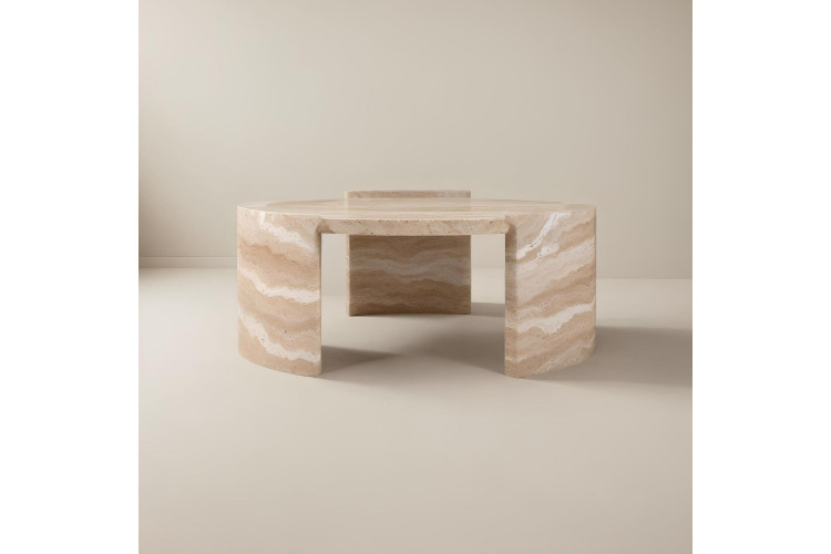 Grivelle Travertine Coffee Table - Enka Home - Enkahome - Online Furniture Store Inegol Furniture Grivelle Travertine Coffee Table - Enka Home - Enkahome - Online Furniture Store Inegol Furniture