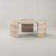 Grivelle Travertine Coffee Table - Enka Home - Enkahome - Online Furniture Store Inegol Furniture Grivelle Travertine Coffee Table - Enka Home - Enkahome - Online Furniture Store Inegol Furniture