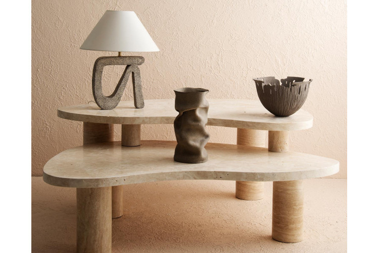 Larena Travertine Coffee Table - Enka Home - Enkahome - Online Furniture Store Inegol Furniture Larena Travertine Coffee Table - Enka Home - Enkahome - Online Furniture Store Inegol Furniture