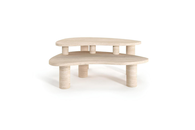 Larena Travertine Coffee Table - Enka Home - Enkahome - Online Furniture Store Inegol Furniture Larena Travertine Coffee Table - Enka Home - Enkahome - Online Furniture Store Inegol Furniture