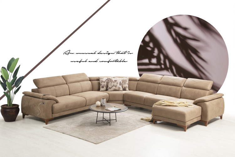Nevada U Corner Sofa (335x370) - Enka Home - Enkahome - Online Furniture Store Inegol Furniture Nevada U Corner Sofa (335x370) - Enka Home - Enkahome - Online Furniture Store Inegol Furniture
