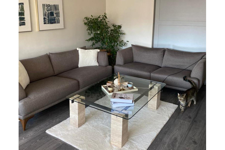 Savona Travertine Coffee Table - Enka Home - Enkahome - Online Furniture Store Inegol Furniture Savona Travertine Coffee Table - Enka Home - Enkahome - Online Furniture Store Inegol Furniture