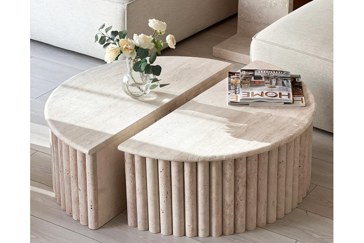 Valen Travertine Coffee Table - Enka Home - Enkahome - Online Furniture Store Inegol Furniture Valen Travertine Coffee Table - Enka Home - Enkahome - Online Furniture Store Inegol Furniture