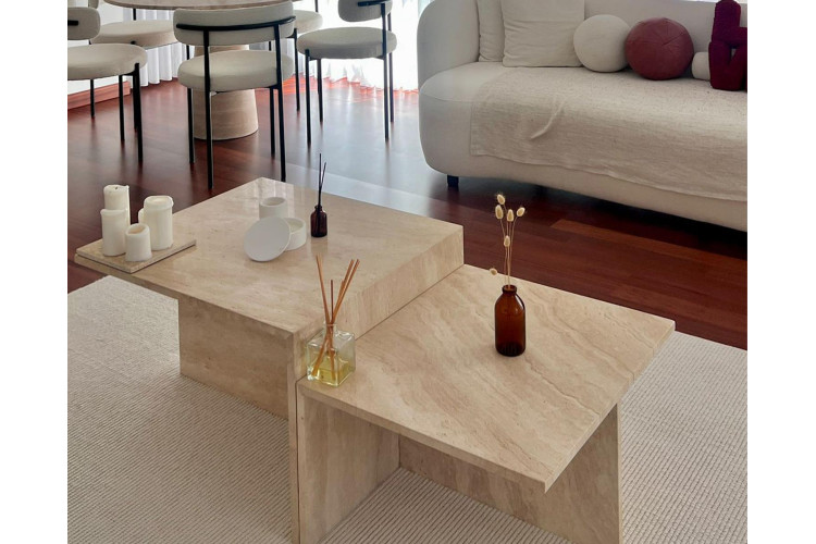 Venara Travertine Coffee Table - Enka Home - Enkahome - Online Furniture Store Inegol Furniture Venara Travertine Coffee Table - Enka Home - Enkahome - Online Furniture Store Inegol Furniture
