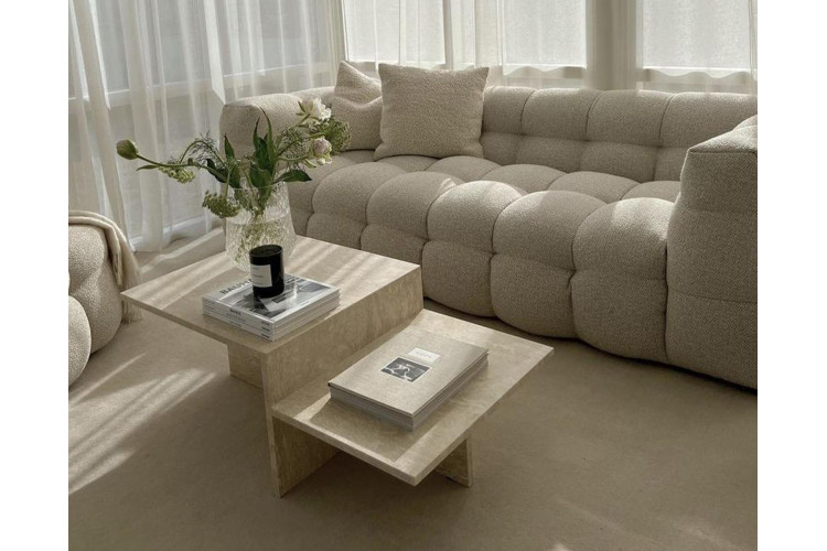Venara Travertine Coffee Table - Enka Home - Enkahome - Online Furniture Store Inegol Furniture Venara Travertine Coffee Table - Enka Home - Enkahome - Online Furniture Store Inegol Furniture