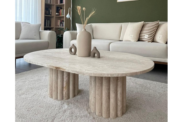 Vessena Travertine Coffee Table - Enka Home - Enkahome - Online Furniture Store Inegol Furniture Vessena Travertine Coffee Table - Enka Home - Enkahome - Online Furniture Store Inegol Furniture