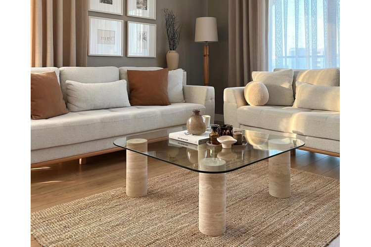 Vetrino Travertine Coffee Table - Enka Home - Enkahome - Online Furniture Store Inegol Furniture Vetrino Travertine Coffee Table - Enka Home - Enkahome - Online Furniture Store Inegol Furniture
