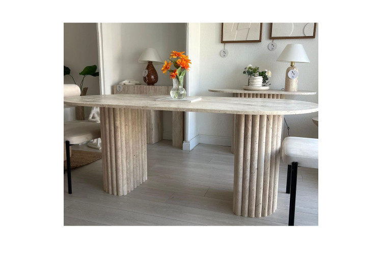 Vitra Travertine Table - Enka Home - Enkahome - Online Furniture Store Inegol Furniture Vitra Travertine Table - Enka Home - Enkahome - Online Furniture Store Inegol Furniture