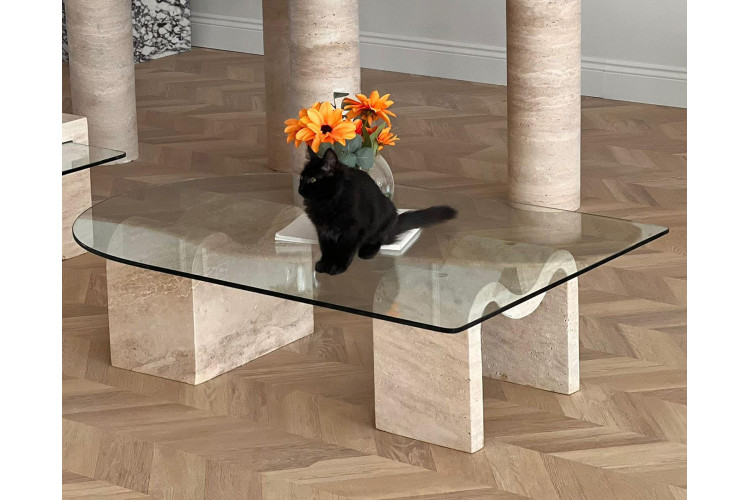 Voluma Travertine Coffee Table - Enka Home - Enkahome - Online Furniture Store Inegol Furniture Voluma Travertine Coffee Table - Enka Home - Enkahome - Online Furniture Store Inegol Furniture