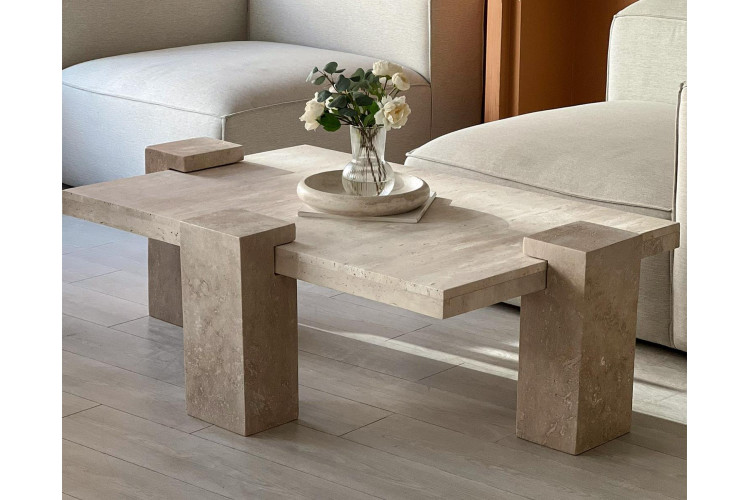 Xyra Travertine Coffee Table - Enka Home - Enkahome - Online Furniture Store Inegol Furniture Xyra Travertine Coffee Table - Enka Home - Enkahome - Online Furniture Store Inegol Furniture