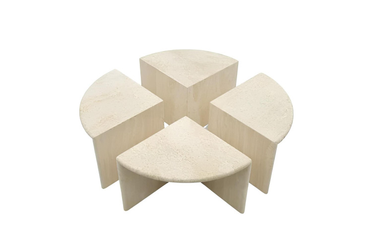 Zelvia Travertine Coffee Table - Enka Home - Enkahome - Online Furniture Store Inegol Furniture Zelvia Travertine Coffee Table - Enka Home - Enkahome - Online Furniture Store Inegol Furniture
